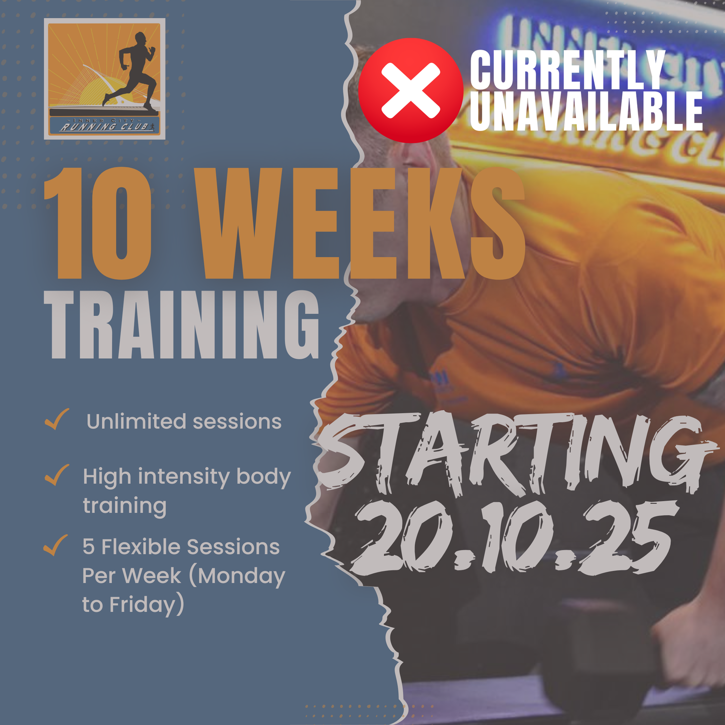 10 Weeks High Intensity Training