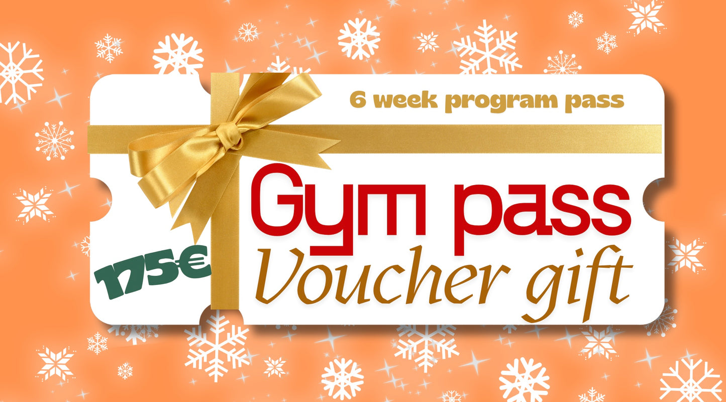GYM VOUCHER 6 WEEK PROGRAM - 5th of January 2026 start day